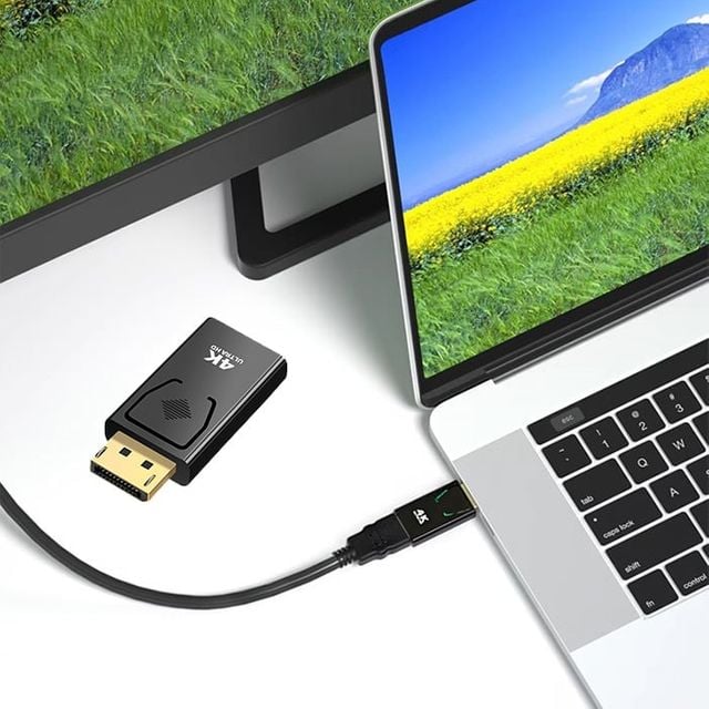 DP to HDMI 젠더 컴퓨터 TV 모니터 연결 변환 컨버터