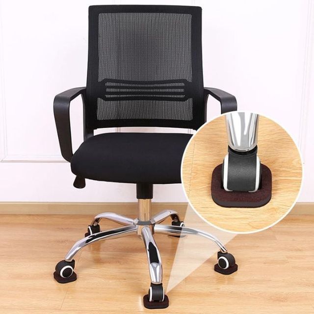 의자바퀴 고정 패드 5개입 원형 사각형 고정캡