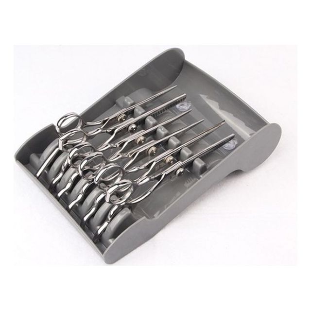 미용실 가위 정리 트레이 플라스틱 거치대 소품