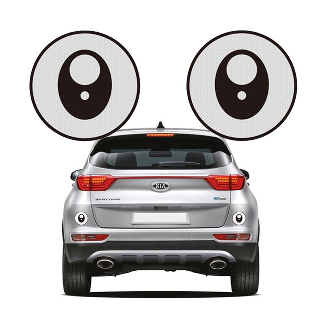 토드548 왕눈이 반사 스티커 소13cm 2개 졸음 눈알