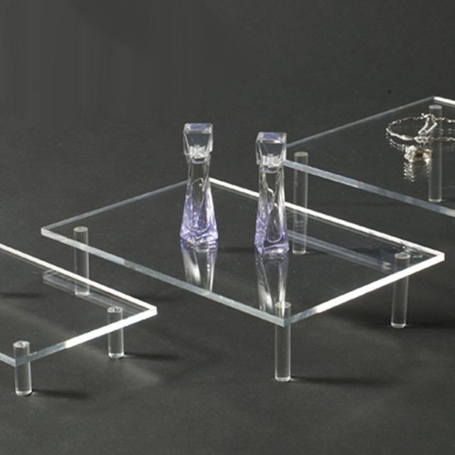 ( 아크릴 상품진열대 사각 소품테이블 중형 )