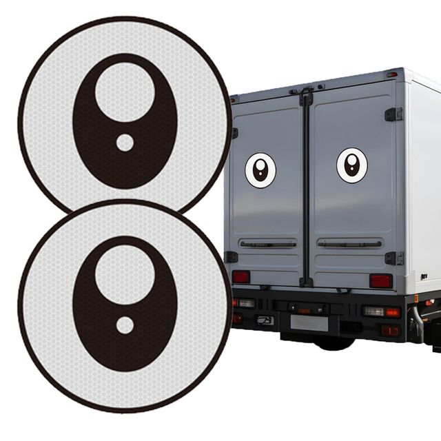 토드562 왕눈이 스티커 대28cm 2개 졸음방지 반사판