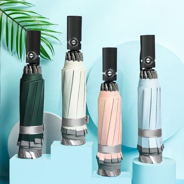 키밍 초경량 자외선 차단 3단 자동 우양산 접이식