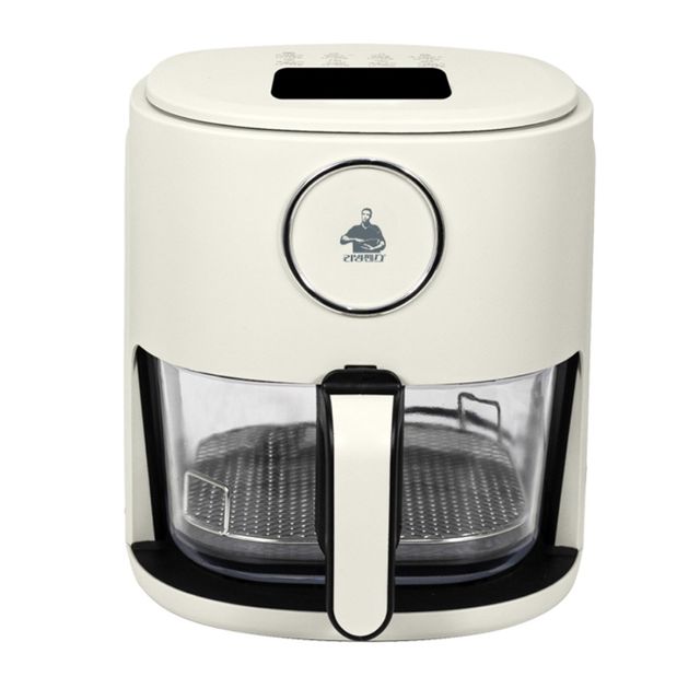 리빙센스4563 글라스 내열강화유리 에어프라이어 4.5L 투명 60분 타이머