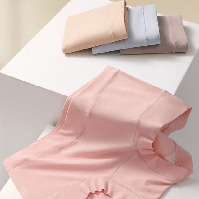 여성 속옷 세트 미디팬티 사게절 팬티 60수 4P