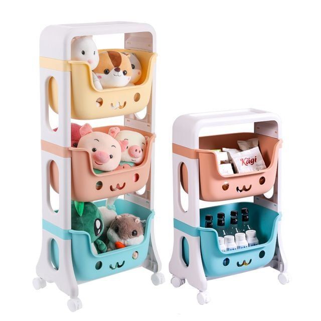 키밍 다용도 이동식 수납함 2단 3단 정리함