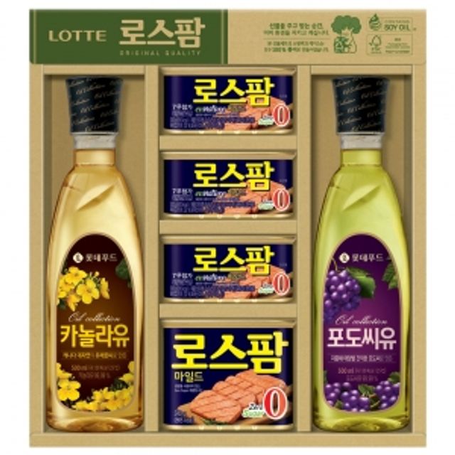 롯데푸드로스팜프리미엄3호(ECO포장)명절햄선물세트