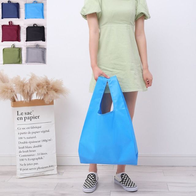 키밍 대용량 접이식 시장가방 장바구니 휴대용 쇼핑백