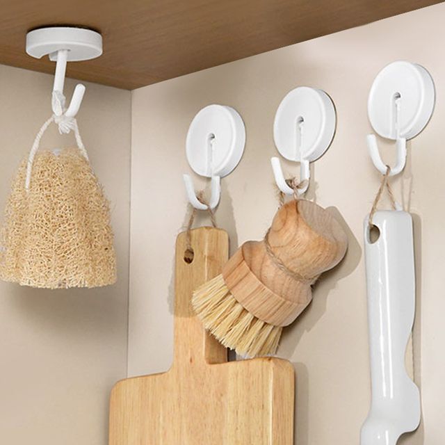 장만A809 방향전환 가로세로 멀티후크 4개 옷걸이 소품걸이