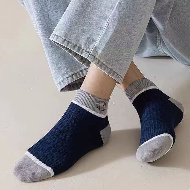 남자 단목 양말 10세트 얇은 통기성 삭스 덧신 땀흡수