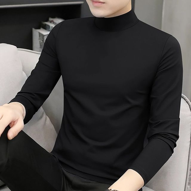 남성 반폴라티 긴팔 부드러운 이너티셔츠 GB-1005094