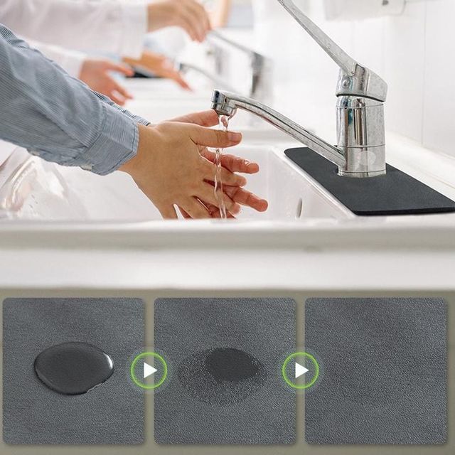 주방 욕실 싱크대 배수구 흡수패드 물빠짐 방지 패드
