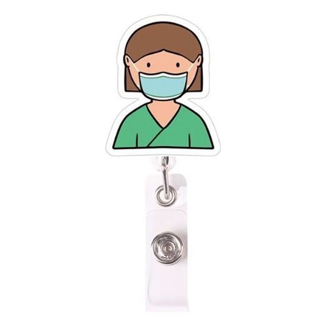 다용도 사원증 홀더 학생증 명찰 열쇠고리 세트