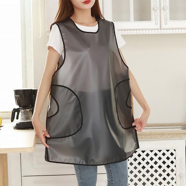 TPU 방수 앞치마 주방 식당 업소용 작업용 포켓 80cm