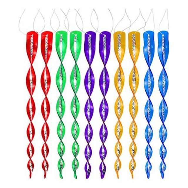 조류퇴치 반사 회전막대 10개 세트 과수원 사용 30cm