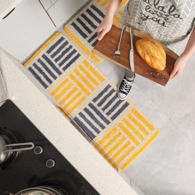 키밍 주방 싱크대 발매트 흡수 현관매트 러그 세트