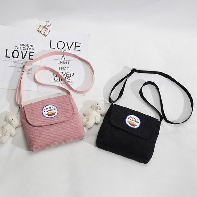 미니 코듀로이 골덴 크로스백 DK-1004028