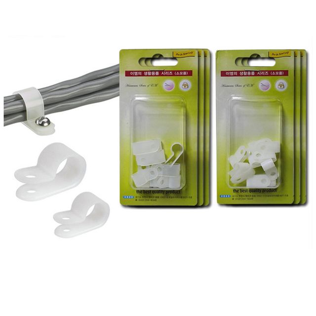 케이블 고정용 클램프 전선클램프 DIY철물모음