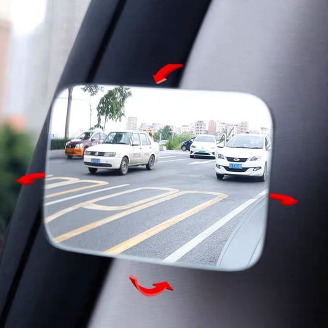 와이드 사각지대 보조미러 1p 차량 백미러 360도 후진