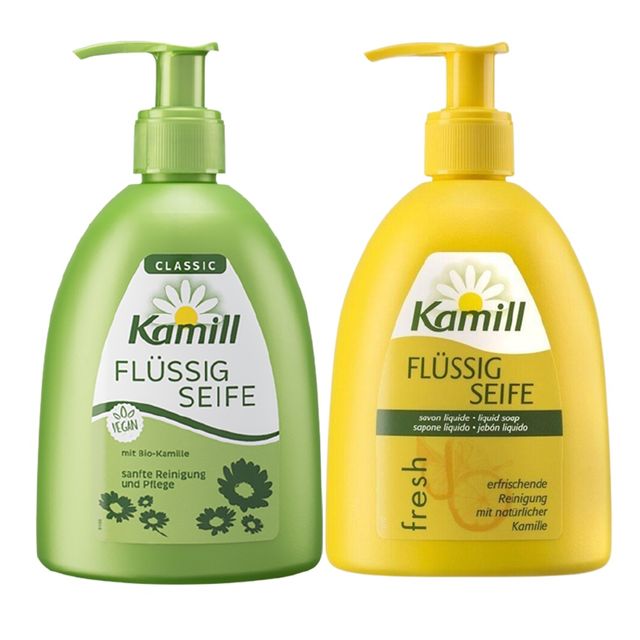 카밀 핸드워시 클래식 레몬 펌프형 300ml+허벌 100ml