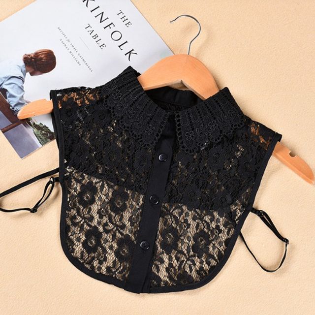 자수 펀칭 레이스 페이크 카라 OSM-1006801