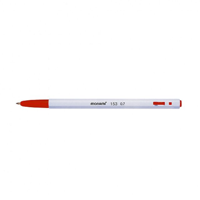모나미 부드러운 똑딱이 빨간색 볼펜 학습펜 0.7mmX12(제작 로고 인쇄 홍보 기념품 판촉물)