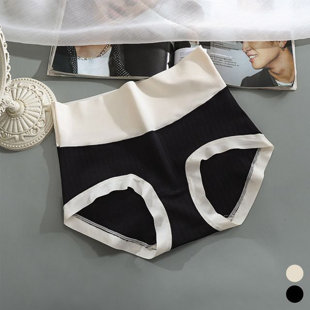 하이웨스트 스판 면 팬티 LM-0444