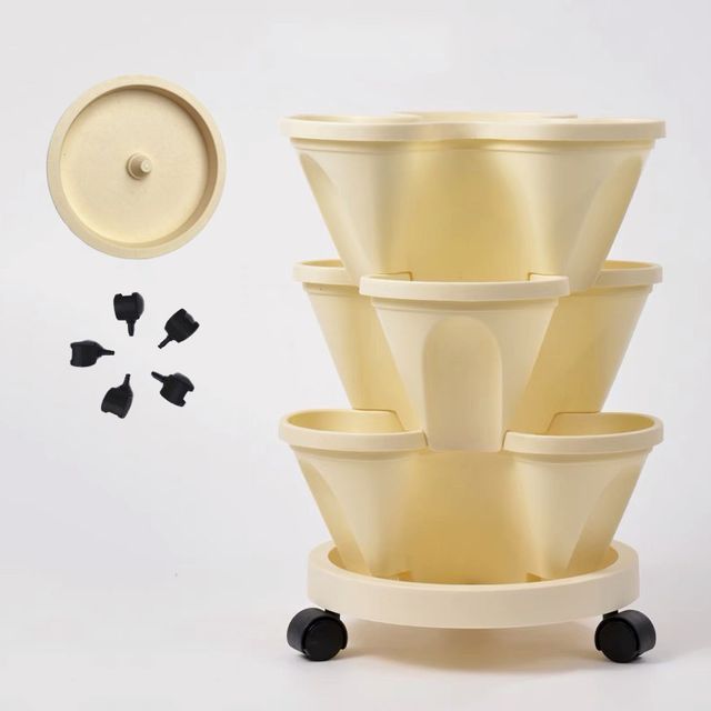 상추키우기 화분 재배텃밭 베란다 받침대 바퀴