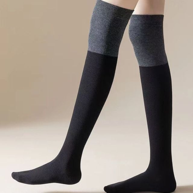 데일리 배색 투톤 니삭스 2color SL-1004685