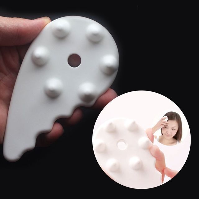도자기 괄사 마사지 도구 세트 얼굴 안마용품