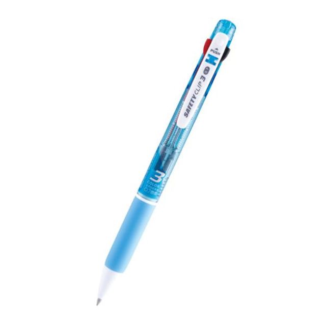 마이펜 세이프티클립 3색볼펜 0.7mm 블루(제작 로고 인쇄 홍보 기념품 판촉물)