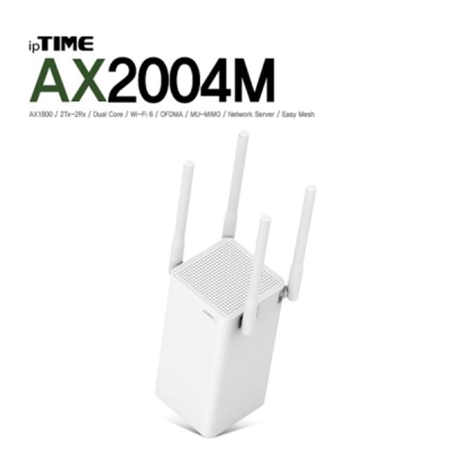 ipTIME(아이피타임) AX2004M WHITE 11ax 유무선 공