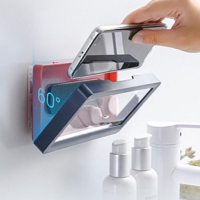 키밍 욕실용 휴대폰 거치대 수납 홀더 스마트폰 거치대
