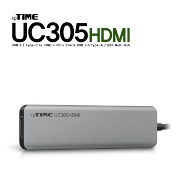 ipTIME(아이피타임) UC305HDMI USB3.1 Type C 5 in