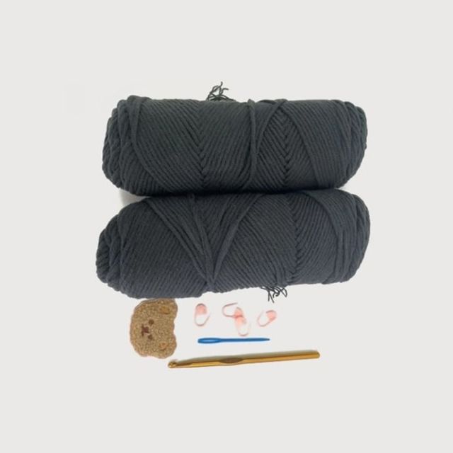 손뜨개 코바늘 모자 만들기 패키지 집콕 취미용 키트