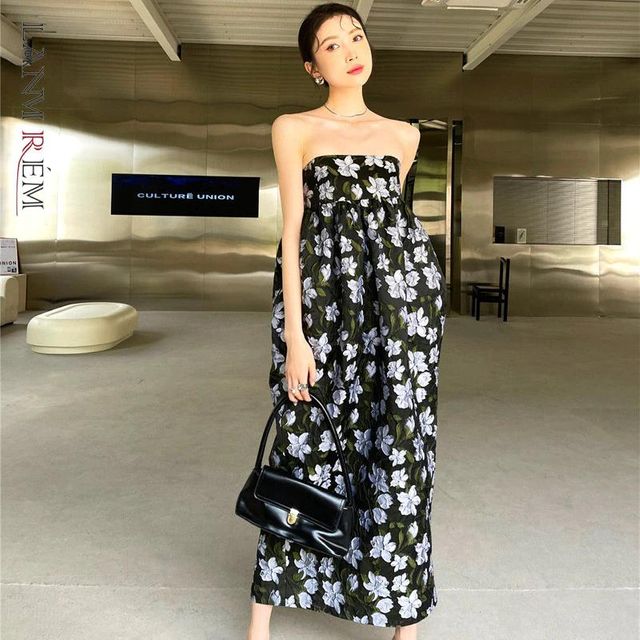 [해외] LANMREM 2022 여름 차원 꽃 드레스 여성의 새로운 디