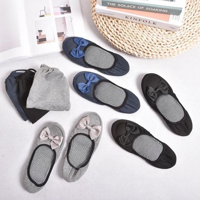 키밍 접이식 여행용 실내화 슬리퍼 편안한 거실화