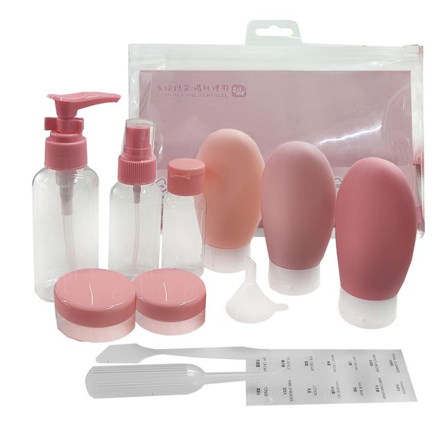 장만A616 여행용 화장품 소분용기 8in1 펌프 스프레이 Huolang 만물선생 크림통 세면용품