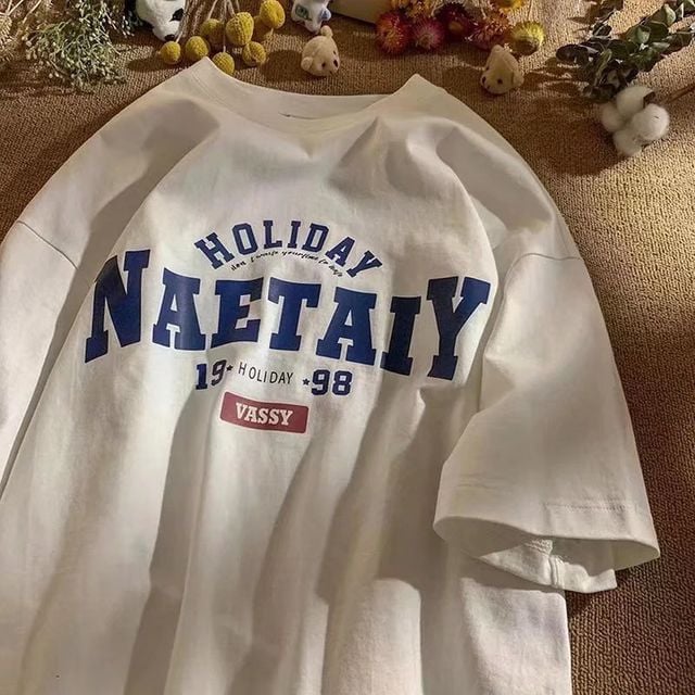 홀리데이 오버핏 반팔 티셔츠 (3Color) MFNC-040114