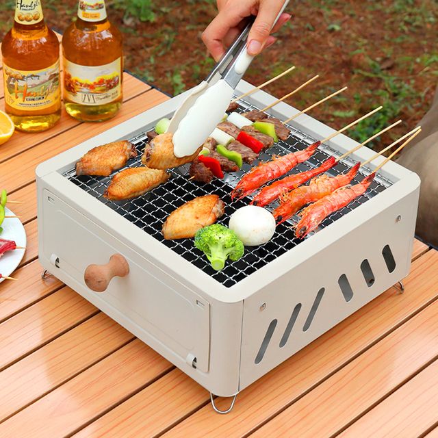 바베큐 그릴 캠핑 불멍 화로대 야외 가정용 개인 숯불화로