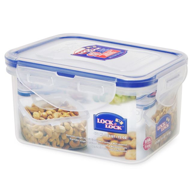 락앤락 HPL807클래식 직사각 밀폐찬통 470ml 반찬통