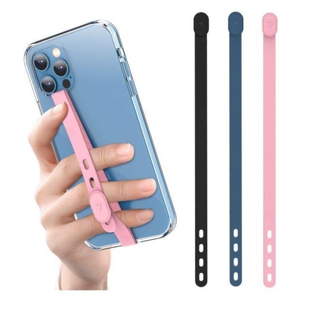 키밍 핸드폰 스트랩 손목줄 고리 실리콘 조절가능