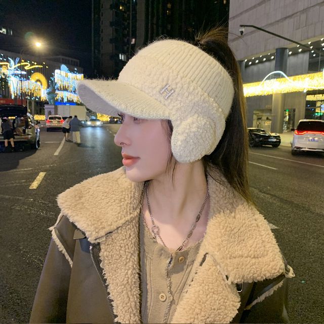 H이니셜 골프 등산 귀달이 방한 모자 MFNC-040140