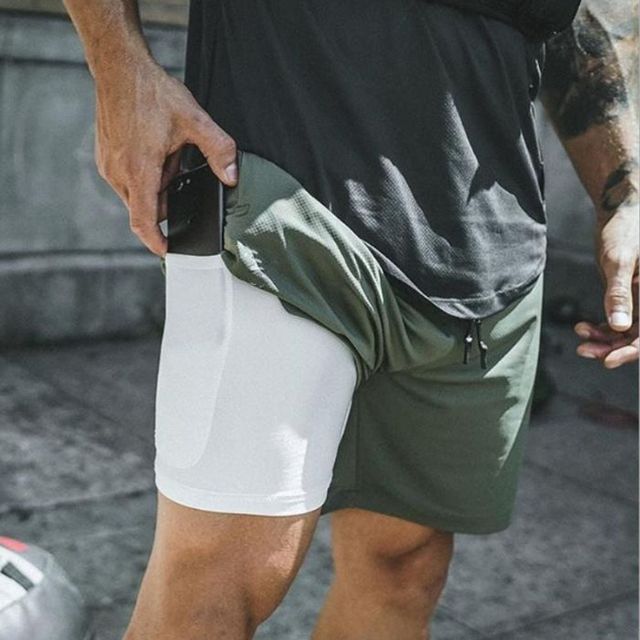 키밍 남성 스포츠 반바지 조깅 헬스 운동복