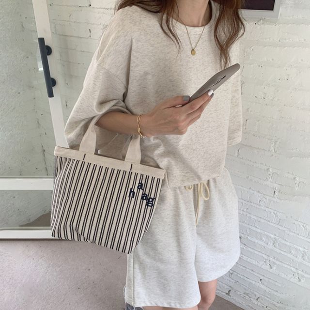 캐주얼 반팔 상하 세트 여성 여름 밴딩 반바지 홈웨어