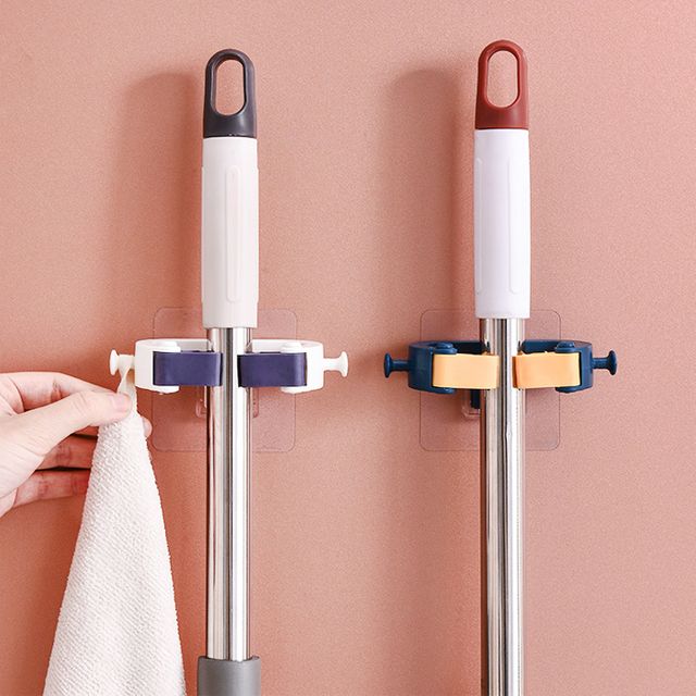 청소도구걸이 대걸레 밀대 다용도 행거 홀더 거치대