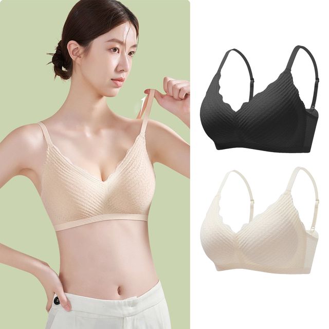 여성 뽕브라 편한속옷 가슴 볼륨 와이어리스 브라