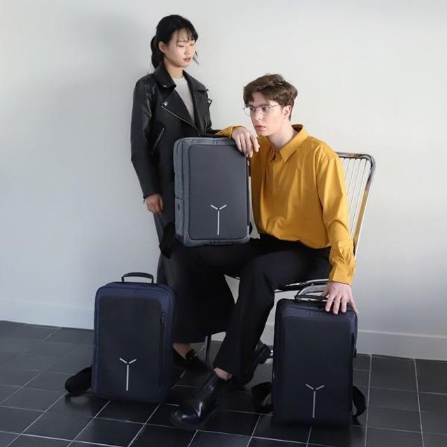 스탠다드 비즈니스 백팩 USB충전 CLEVER BA 남성백팩