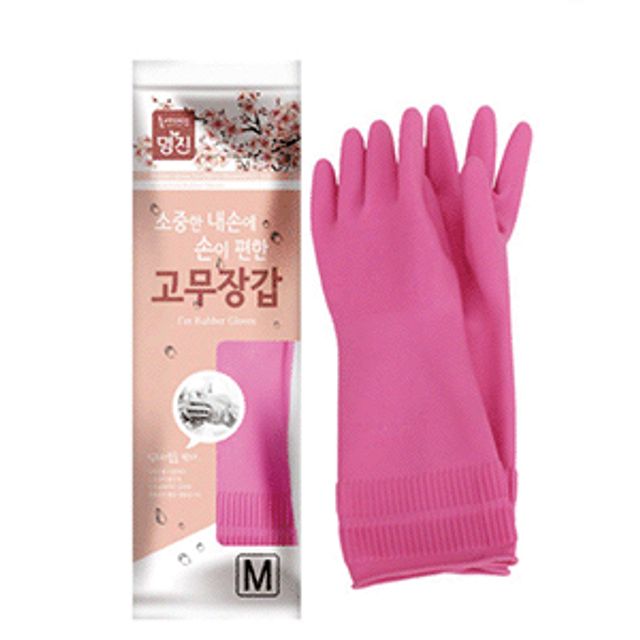 명진 고무장갑 명진 중/분홍 (10)조
