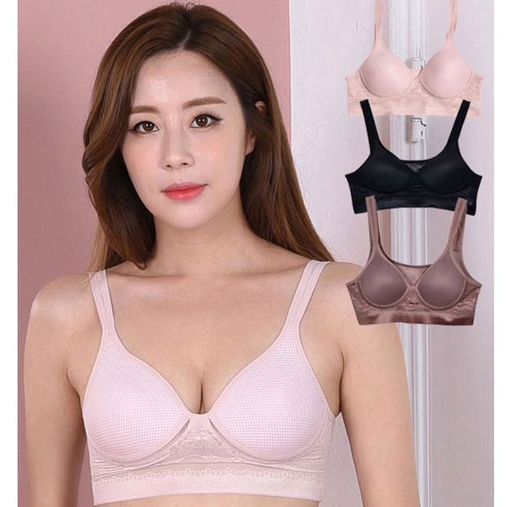 베김 스포츠브라 플라워 여름브라 꿈열매 B컵